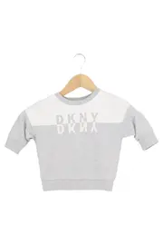 Vorschaubild 1 von Kinder Sweatshirt Gr. 104 Grau Logo-Print Langarm Casual