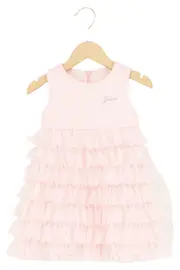 Vorschaubild 1 von Kinder festliches Kleid Gr. 86 Rosa Rüschen Mädchen Baby