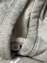 Vorschaubild 5 von Herren Kapuzenpullover Grau M Logo-Print Casual Hoodie