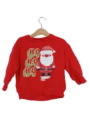 Vorschaubild 1 von Kinder Pullover Gr. 98 Rot Nikolausmotiv Weihnachten Langarm
