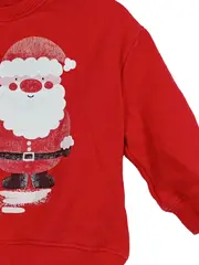 Vorschaubild 2 von Kinder Pullover Gr. 98 Rot Nikolausmotiv Weihnachten Langarm