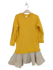 Vorschaubild 1 von Kinder Freizeitkleid Gr. 122-128 Gelb Casual Baumwolle