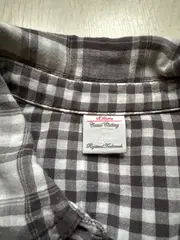 Vorschaubild 3 von Hemdbluse Mädchen Gr. 164 Kariert Grau Langarm Nieten
