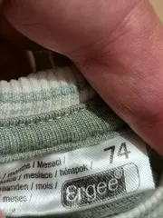 Vorschaubild 4 von Poloshirt Kinder Gr. 74 Grün Kurzarm Dino Applikation Alltag