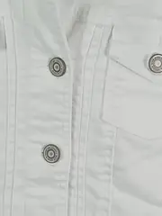 Vorschaubild 3 von Damen Jeansjacke Gr. 42/XL Weiß Casual