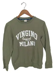 Vorschaubild 1 von Kinder Pullover Sweatshirt Gr. 176 Oliv Casual Langarm