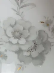 Vorschaubild 3 von Kerzenhalter Weiß Porzellan Elegant Florales Muster 8cm