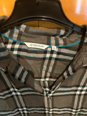 Vorschaubild 5 von Damen Hemdbluse Karo Braun Gr. 36/S Viskose Casual