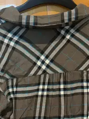 Vorschaubild 4 von Damen Hemdbluse Karo Braun Gr. 36/S Viskose Casual