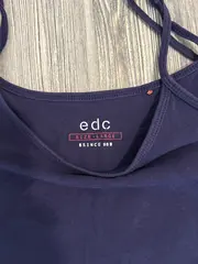 Vorschaubild 3 von EDC Damen Unterhemd Basic Blau Größe M