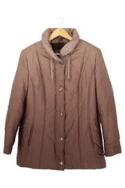 Vorschaubild 1 von Damen Steppjacke Gr. 42/XL Braun Casual Elegant Jacke