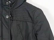 Vorschaubild 2 von Damen Parka Jacke Gr. 40 Schwarz Casual Outdoor Kapuze Reißverschluss