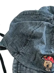 Vorschaubild 4 von Baby Mütze Schirmmütze Bindebänder Gr. 49 Blau Baumwolle