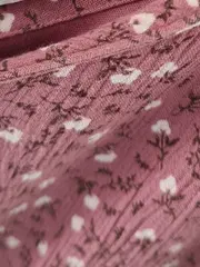 Vorschaubild 2 von Sommerkleid Damen Gr. 34/XS Rosa Feminin Blumenmuster Viskose