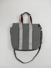 Vorschaubild 2 von Damen Henkeltasche Grau Casual Shopper Stoff Tasche