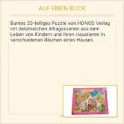 Vorschaubild 3 von Rahmenpuzzle 33 Teile Kinder Wimmelbild Haus Szenen Kinderpuzzle