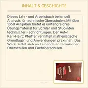 Vorschaubild 3 von Analysis für technische Oberschulen Karl-Heinz Pfeffer 7. Auflage Vieweg