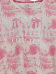 Vorschaubild 4 von Mädchen T-Shirt Gr. 158/164 Rosa Tie-Dye New York City Girl