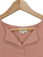 Vorschaubild 3 von Damen Hemdbluse Gr. 40 Rosa Casual Kurzarm Viskose