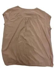 Vorschaubild 2 von Damen Hemdbluse Gr. 40 Rosa Casual Kurzarm Viskose