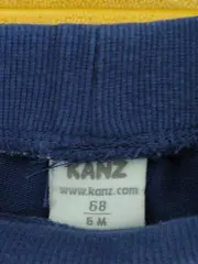 Vorschaubild 7 von Stoffhose Mädchen Gr. 68 Blau Tiermotiv Schleife Baumwolle