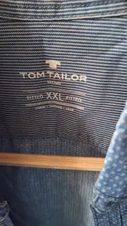 Vorschaubild 2 von Herren Freizeithemd Kurzarm Blau Gepunktet Gr. XXL