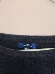 Vorschaubild 2 von Damen Pullover XL Schwarz Casual Strukturmuster Langarm