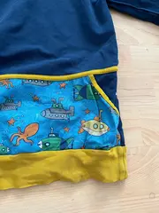 Vorschaubild 5 von Kinder Kapuzenpullover Gr. 110 Mehrfarbig Tiermotiv U-Boote