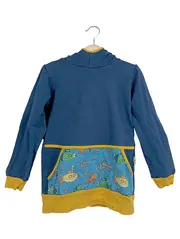Vorschaubild 1 von Kinder Kapuzenpullover Gr. 110 Mehrfarbig Tiermotiv U-Boote