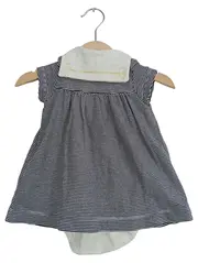 Vorschaubild 1 von Sommerkleid Mädchen Gr. 74 Maritim Gestreift Mehrfarbig Baumwolle