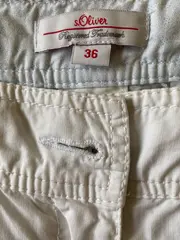 Vorschaubild 2 von Damen Stoffhose Chino Beige Gr. 36 W28 Baumwolle Casual