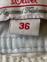 Vorschaubild 3 von Damen Stoffhose Chino Beige Gr. 36 W28 Baumwolle Casual