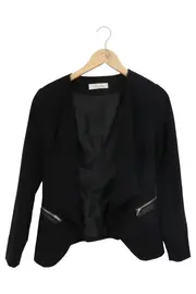 Vorschaubild 1 von Damen Blazer Schwarz Gr. 34/XXS Business Elegant Modisch Jacke