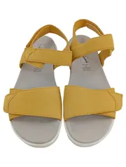 Vorschaubild 2 von Sandalen Damen Gr. 39 Gelb Komfortable Sommerschuhe Klettverschluss