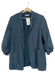 Vorschaubild 1 von Damen Leichte Jacke Blazer Gr. 38 Petrol Viskose Casual