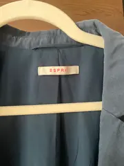 Vorschaubild 5 von Damen Leichte Jacke Blazer Gr. 38 Petrol Viskose Casual