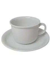 Vorschaubild 1 von Thomas Tasse und Unterteller Weiß Porzellan Klassisch Spülmaschinenfest