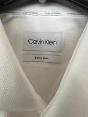 Vorschaubild 5 von Herren Business Hemd Langarm Uni Weiß Gr. L Baumwolle