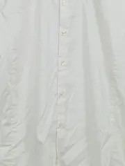 Vorschaubild 3 von Herren Business Hemd Langarm Uni Weiß Gr. L Baumwolle