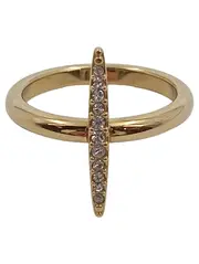 Vorschaubild 1 von Damen Ring Gold Zirkonia Stab Design Gr. 48 Elegant