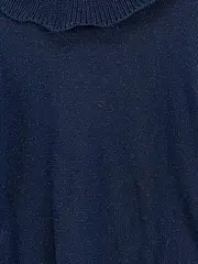 Vorschaubild 3 von Kinder Pullover Blau Gr. 140 mit Rüschenkragen