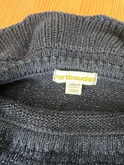 Vorschaubild 4 von Kinder Pullover Blau Gr. 140 mit Rüschenkragen