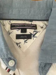 Vorschaubild 3 von Herren Poloshirt Gr. 50/L Weiß Casual Kurzarm