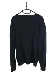 Vorschaubild 2 von Pullover Herren M Blau Baumwolle Logo Stickerei