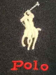 Vorschaubild 4 von Pullover Herren M Blau Baumwolle Logo Stickerei