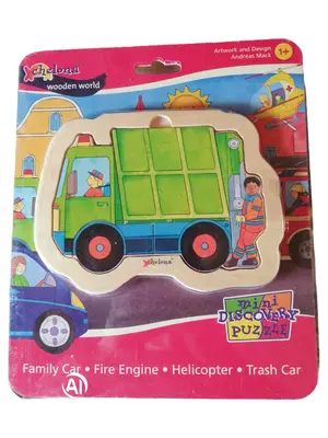 CHELONA WOODEN WORLD Steckpuzzle