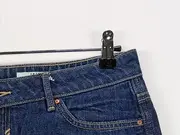 Vorschaubild 4 von EDC Damen Jeansrock Blau Casual Midirock Baumwolle Gr. 40 L Fransen