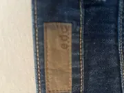 Vorschaubild 6 von EDC Damen Jeansrock Blau Casual Midirock Baumwolle Gr. 40 L Fransen