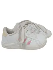 Vorschaubild 1 von Sneaker low Kinder Gr. 28 Weiß Casual Turnschuhe irisierende Streifen