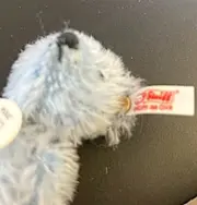 Vorschaubild 2 von Club Teddybär 2004 Edition Blau Mohair Miniatur NEU OVP